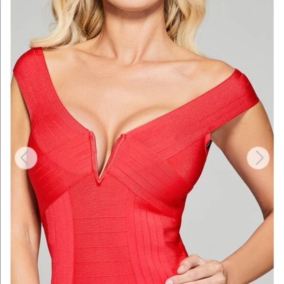 Marciano Kandice Off-the-shoulder Bandage Dress - Picture 3 of 6